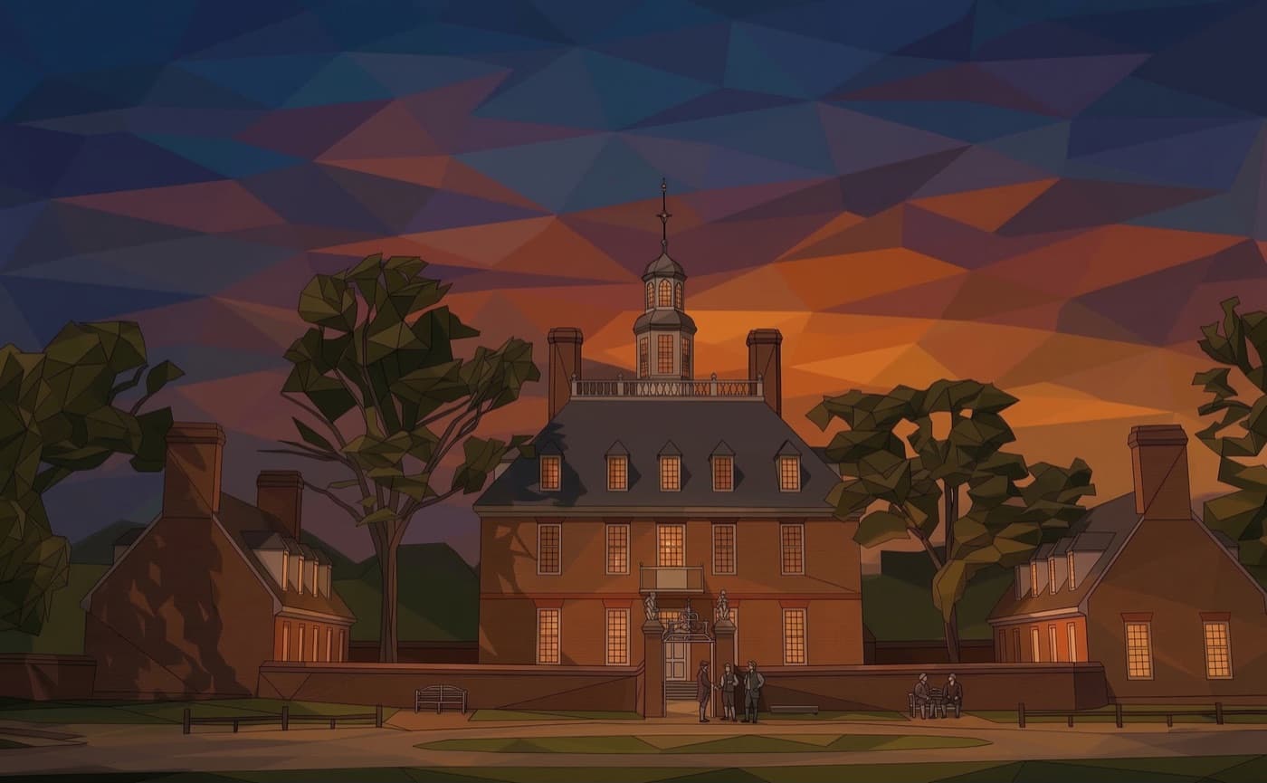 Governor's Palace in Colonial Williamsburg, Virginia